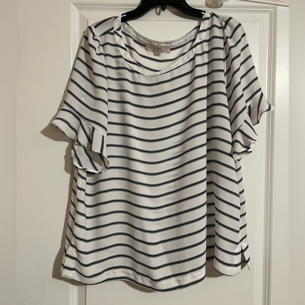 Striped Loft Blouse (XL)